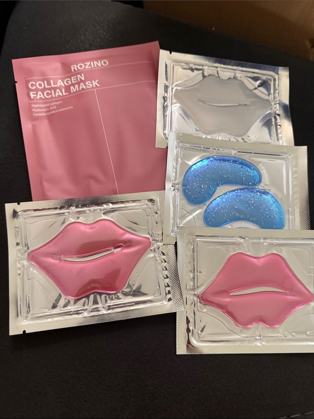 Rozino Pink Collagen Lip Mask - Hydrating Lip Patches